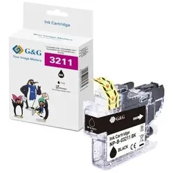 G&G Kompatibel mit Brother LC-3211BK Druckerpatrone Schwarz