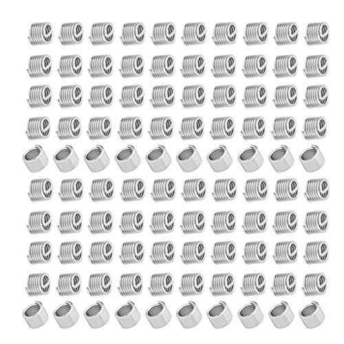 Schroefdraad reparatieset M6x1.0x1.5D met 100 stuks RVS schroefdraad inserts en borgringen