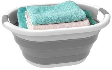 Collapsible Basket - Space-Saving Multipurpose Pop-up Handbasket by Lavish Home - 24.25 x 17.5 x 11