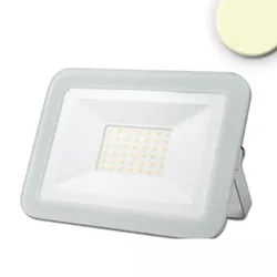 ISOLED LED Fluter PAD 30W, IP65, SMD, Alu-Druckguss, weiß, 30W 3000K 3020lm 120°, 100cm Kabel (offen) ISO-115108