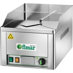 Elektro Griddleplatte Frytop - FIMAR - FRY1RC23M - Gerillt/Verchromt - 230 V