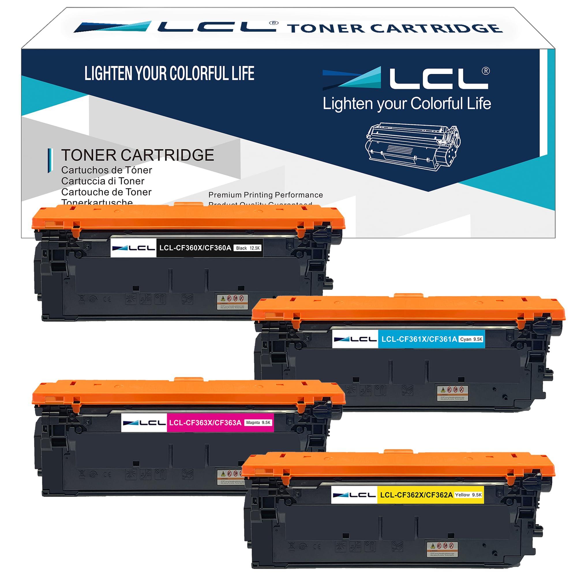 Tonerkartuschen 508X/508A (KCMY) 4er-Pack für HP M553/M577
