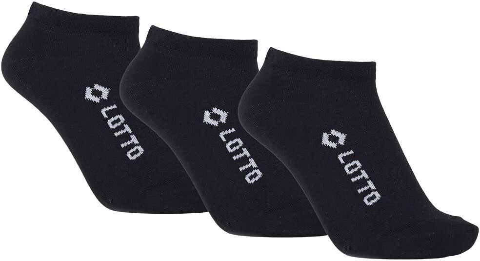 Socken LOTTO, Damen, Gr. 35-38, schwarz (caviar), Baumwollmischung, Jacquard, Socken Socken, - für alle sportlichen Aktitivitäten