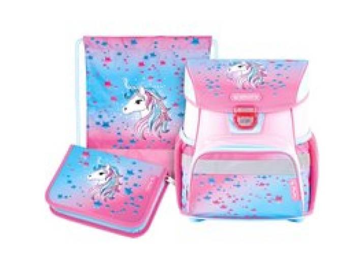 HERLITZ Set de cartable Loop+, 16 L, 3 pièces (licorne)