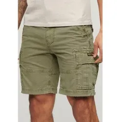 Superdry für Herren. M7110434A Cargo Shorts Heavy grün (28), Lässig, Baumwolle