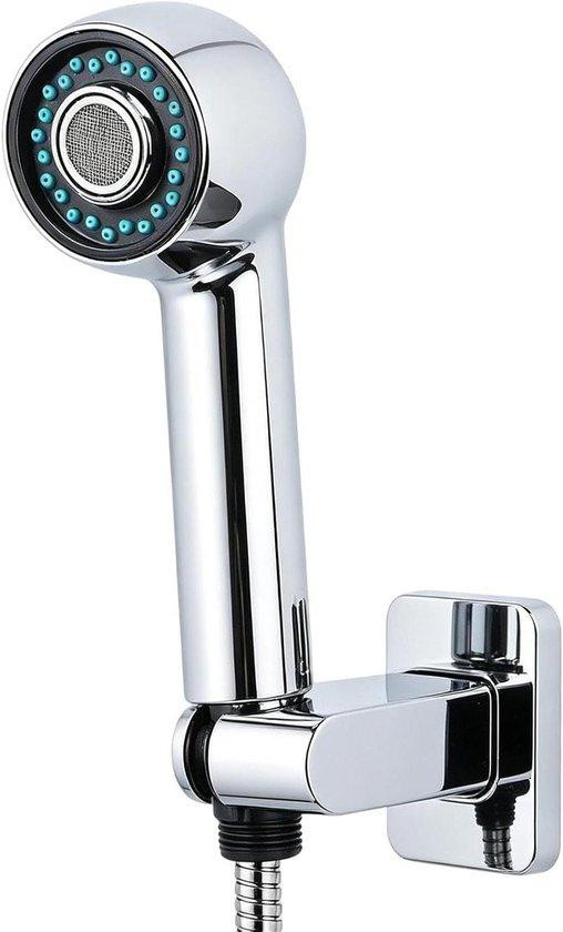 WAN Handdouche Hogedruk Douchekop Zilver 18 x 5,5 cm