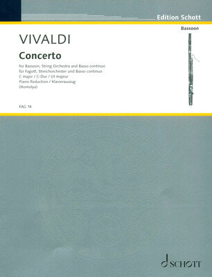 Schott Vivaldi Fagottkonzert RV 472