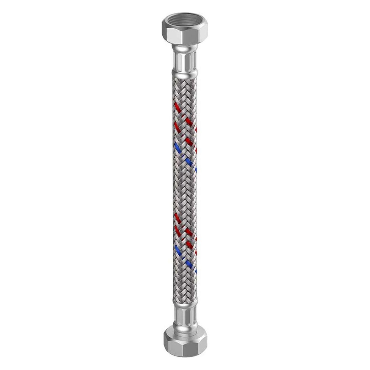 Flamco Silikon-Panzerschlauch 3/4x3/4 IG/IG, 18x700mm, ED-geflecht (M5725.1227.70)