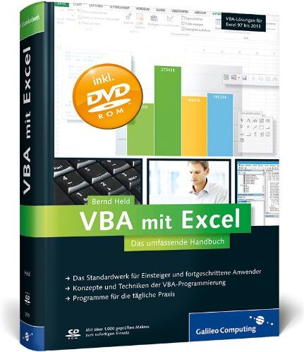 Bernd Held - VBA mit Excel: Das umfassende Handbuch (Galileo Computing) - Preis vom 09.10.2026 07:28:09 h