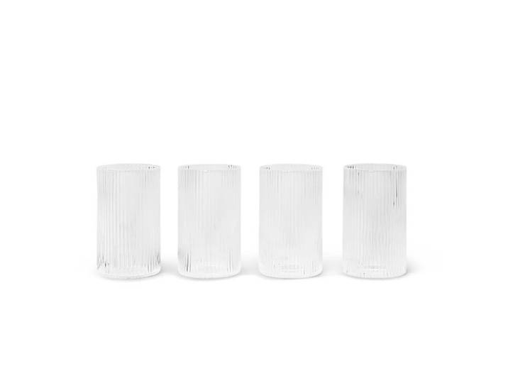 Ferm Living - Ripple Verrines, klar (4er-Set)