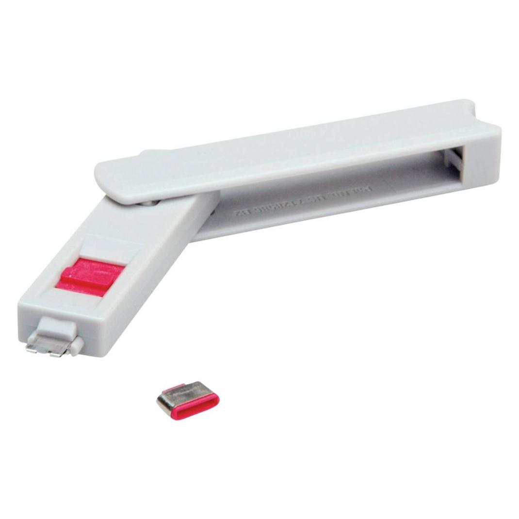 Roline USB Typ C Port Blocker, 1x Schloss und 1x Schlüssel (11.02.8333)