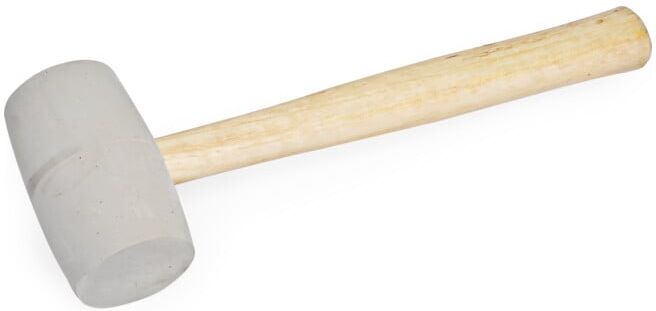 Rouleau marteau en caoutchouc blanc ; Roll (1512830)
