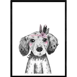 POSTER Kinder – Hund A3 Rahmenlos