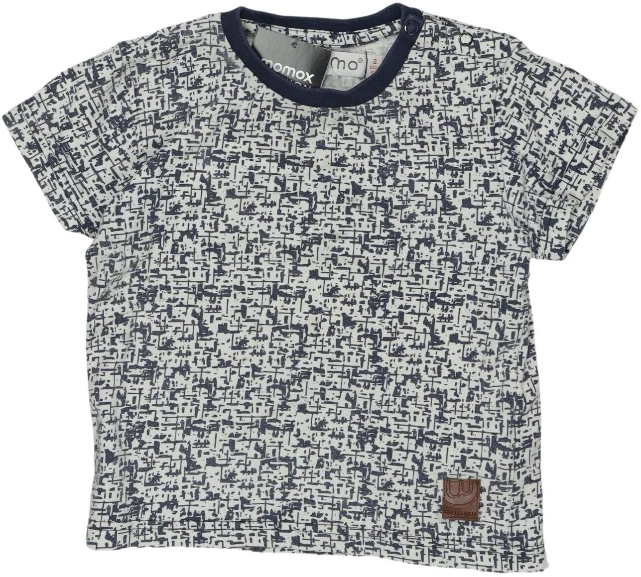 MiNyMO Jungen T-Shirt, Mehrfarbig, Gr. EU 92, Baumwolle / Elasthan - Second Hand