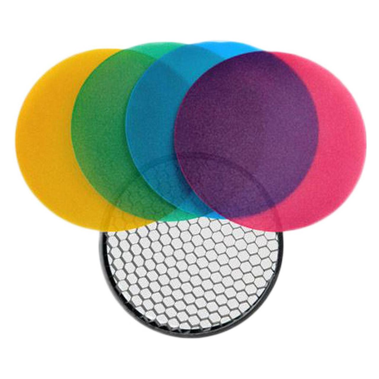 Godox AD-S11&S12 Kit Color Gel Refl. Grid (Diverse) (AD-S11&S12)