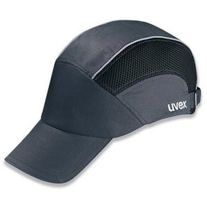 Uvex Anstoßkappe 9794200 u-cap basic, anthrazit, PP-Schale, langer Schirm, Einheitsgröße