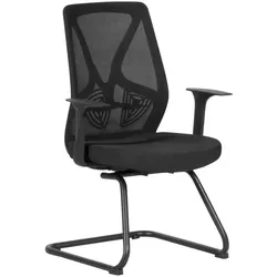 2er-Set Carmen 7569 Besucherstuhl – Schwarz