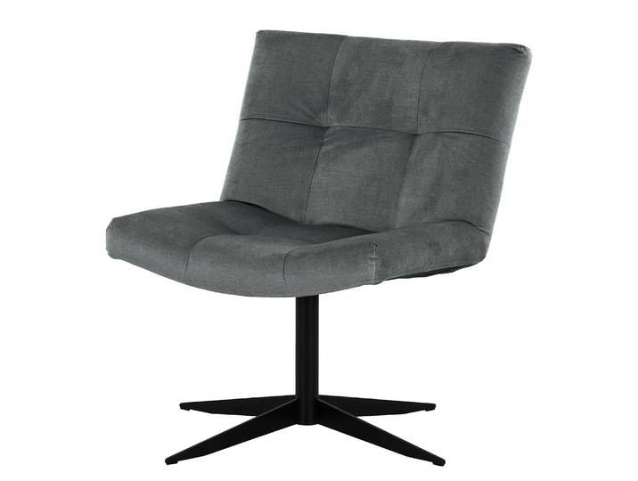 Sessel Mandes Grau/Dunkelgrau Microfaser Faria 67 x 82 x 74cm