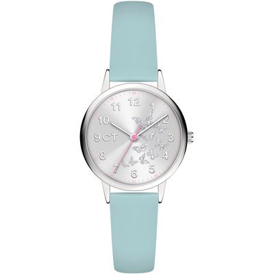 Quarzuhr COOL TIME "CT-0013-LQ", blau (hellblau, silberfarben), Armbanduhren, Kinder, silberfarben, Quarzuhr, ideal auch als Geschenk