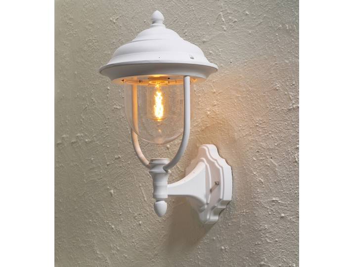 Konstsmide Parma Up weiß lackiertes Aluminium, klares Acrylglas 7223-250