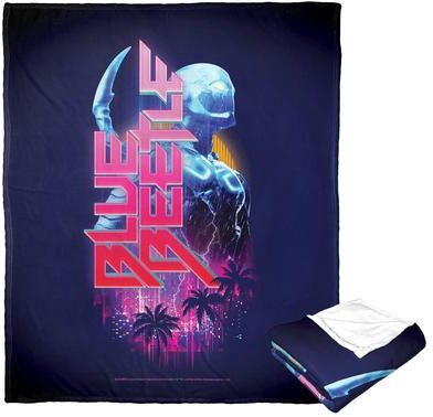 DC Comics Warner Brothers Blue Beetle Blue Beetle Silk Touch Throw Blanket