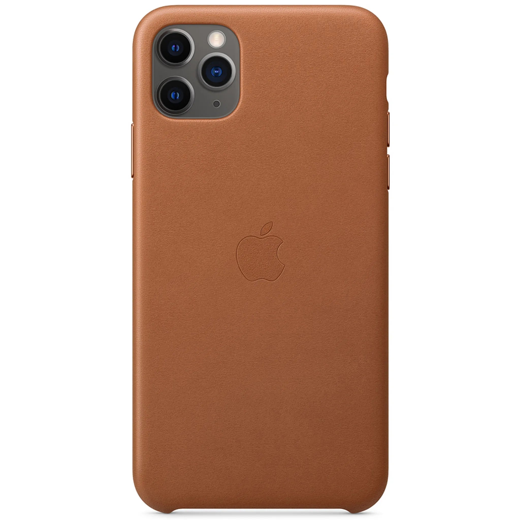 MediaRuler Apple Leder Case (iPhone 11 Pro Max) Sattelbraun