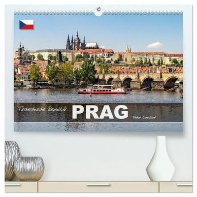 Tschechische Republik - Prag (hochwertiger Premium Wandkalender 2027 DIN A2 quer), Kunstdruck in Hochglanz