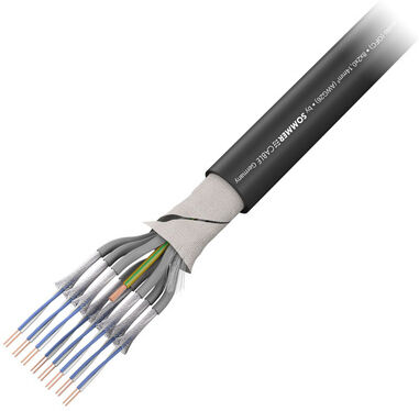 Sommer Cable Quantum Highflex Multipair 8 schwarz
