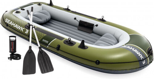 INTEX Seahawk 3 Boat Ensemble Bateau 295 x 137 x 43 cm 66333NP