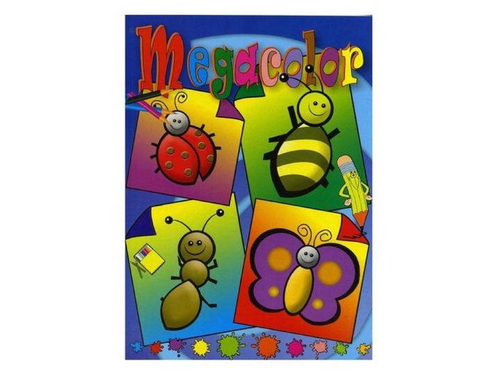 Megacolor Kleurboek Dieren - Kleurboek - 160 pagina's - Multi kleuren