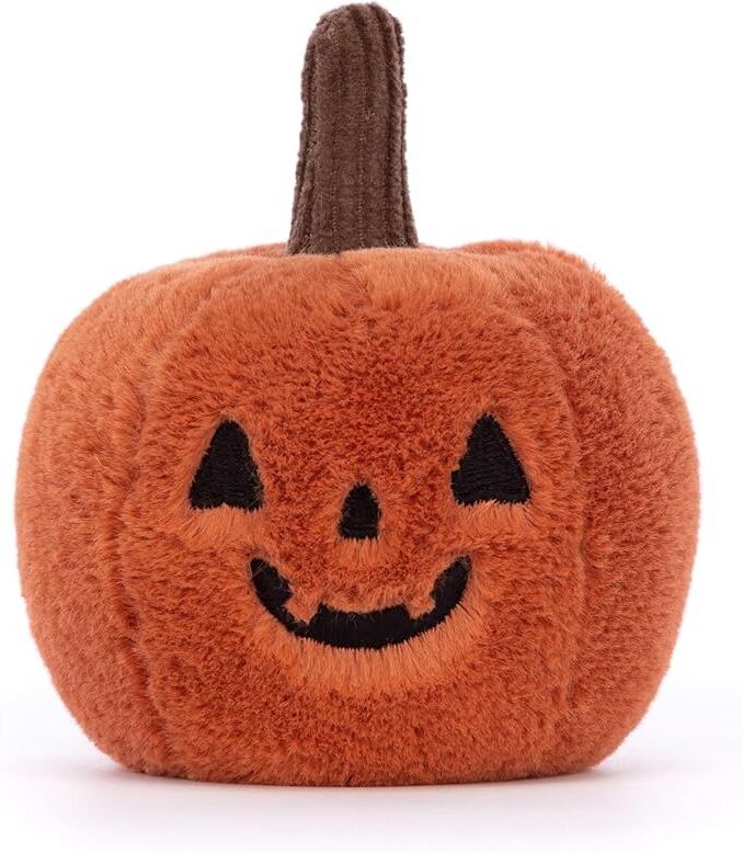 Jellycat Halloween Ooky Jack O Lantern Pumpkin 10cm x 12cm x 12cm