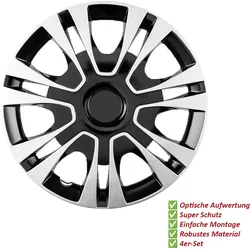 DIAMOND CAR Auto Radzierblenden/ Radkappen 4er Set B10280661C 13, 14 oder 15 Zoll
