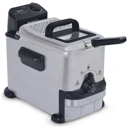 Tefal Oleoclean Compact 0.8 kg (FR7016), Edelstahl, Fritteuse, Silber
