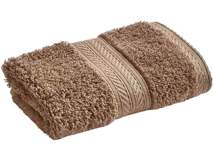 Waschlappen CHRISTY RENAISSANCE , braun (walnuss), B:33cm L:33cm, Walkfrottier, Waschlappen, Waschlappen, Premium-Waschlappen in Luxusqualität, 675g/m², 33x33cm, 6er Set