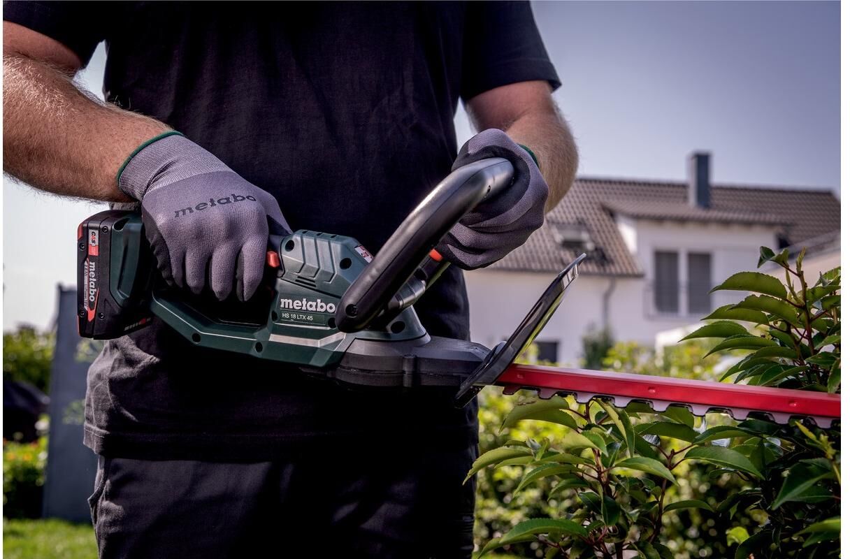 Akku-Heckenschere METABO "HS 18 LTX", grün (bunt), Gartenscheren-Maschinen, Akku-Heckenschere bunt Einheitsgröße