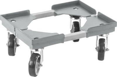 Roll-Fix, Kunststoffrollen, grau, 410 x 310 x 175 mm