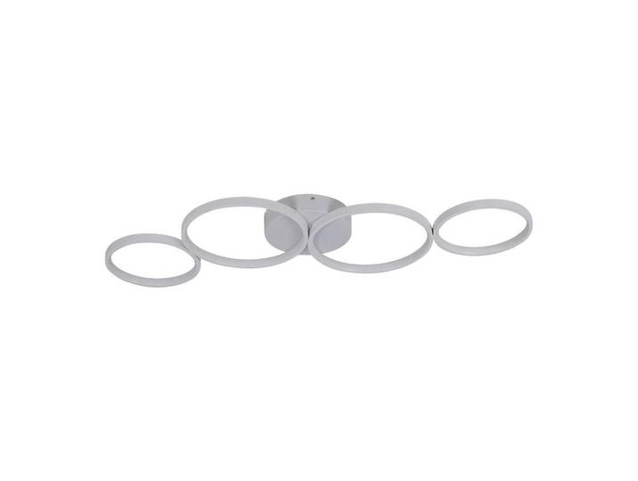 ZMH Led-Deckenleuchte Demeter 52/31/6cm, Weiß, Metall, Mode, Oval, LED integrated, 31x6x52 cm, Lampen & Leuchten, LED Beleuchtung, LED-Deckenleuchten