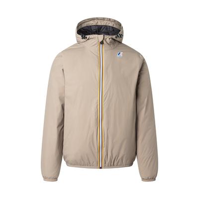Funktionsjacke K-WAY "K-Way Funktionsjacke LE VRAI 4.0 CLAUDE WARM", Gr. L, beige taupe, Obermaterial: 100% Nylon. Füllung: 100% Polyester, Jacken Funktionsjacke