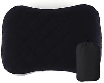 Silver Stone Store Ergonomic Ultralight Inflatable Travel Camping Pillow, Soft Washable Cover For Neck & Back Support, Portable Air Pillow black