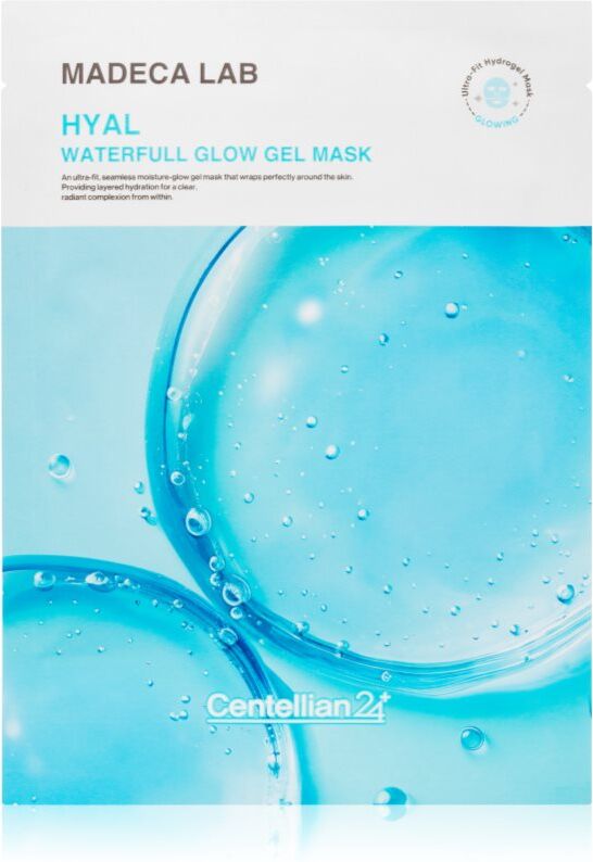 Centellian24 Madeca Lab Hyal Waterfull Glow Gel Mask moisturising face sheet mask with cooling effect 22 ml