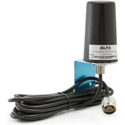 Alfa Network LTE Outdoor Omni Antenna 5dBi Wall Mount N male AOA-4G-5W-NM (4G), Netzwerkantenne