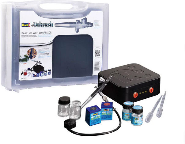 Aérographe et Compresseur "Airbrush Basic Set with compresor" - Revell