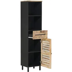 vidaXL, Badezimmerschrank, Badezimmerschrank (33 x 38 x 160 cm)