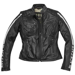 Black-Cafe London Toronto Damen Motorrad Lederjacke L