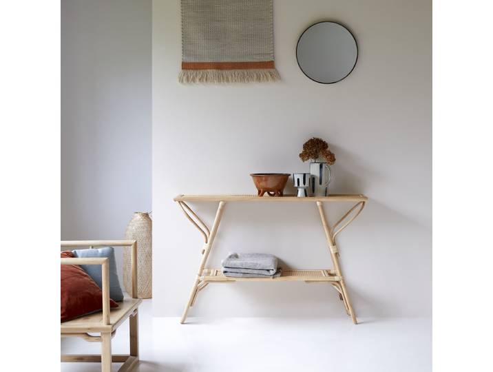 Konsole aus Rattan Vintage Rattan - Natur - rattan