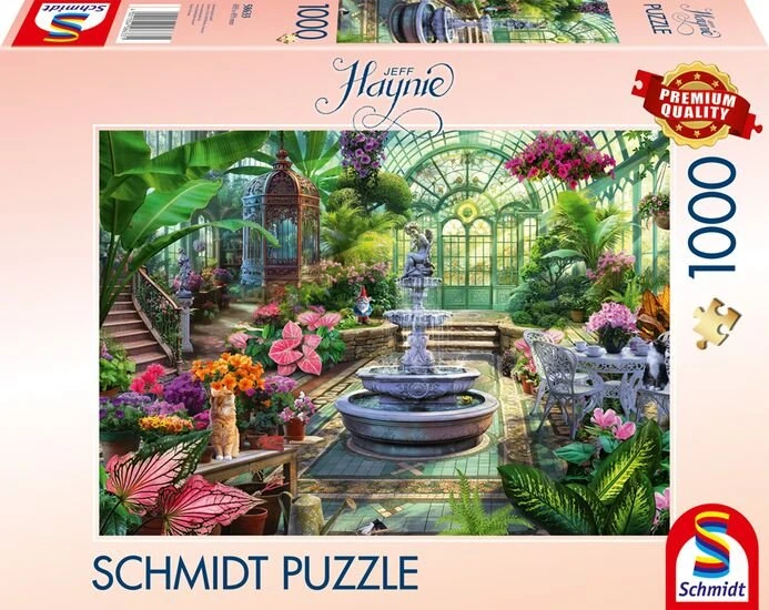 Schmidt Spiele Jeff Haynie: Viktorianisches Gewächshaus (1000 Teile)