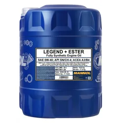 0W-40 Mannol 7901 Legend + Ester Motoröl 20 Liter