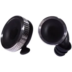 Limousine Earplugs Earplugs Knops Knurled Black - Gehörschutz