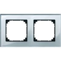 Rahmen aus Glas für zwei Einheiten, waagerecht und senkrecht montierbar, Typ 489260 Retail