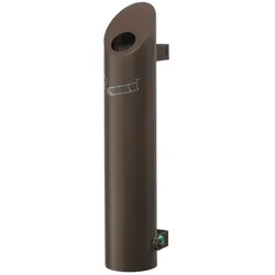 Wandaschenbecher VAR SG 50 Wandascher braun 2,5 L zur Rohr- oder Wandbefestigung, gefertigt aus Edelstahl
